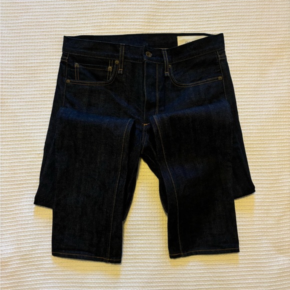 [31] rag & bone Slim 2 Fit Straight Leg Jeans Dark Wash - Picture 10 of 10